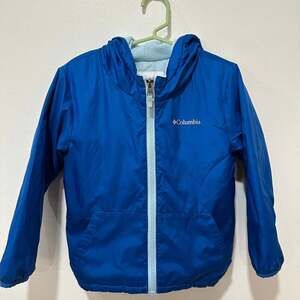 Columbia Toddler Fleece Lined Rain Jacket 4T Dinosaur